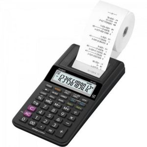 Mini Calculadora com Bobina 12 Digitos Preta Casio