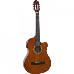 Violao Eletroacustico Flat Cutaway Aco Ceq Natural Giannini