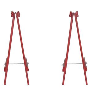 Kit Cavalete Prático 2 Peças Ms Colors Madersilva Vermelho Tomate Seco