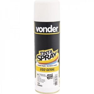Tinta Em Spray Branca Com 400 Ml Vonder - Caixa Com 2 Unidade - Branco