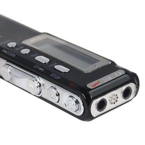 Gravador de Voz Digital Espião 8gb Usb Tela Lcd Memória Microfone Fone de Ouvido Mp3 Wma