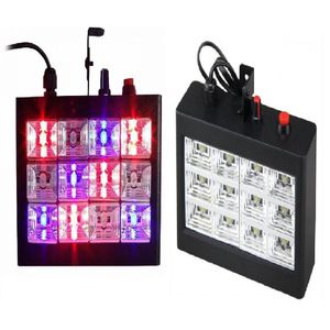 Kit Iluminação 2 Jogo Mini Laser Estrobo 12 Leds Rgb Palcos