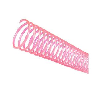 Espirais para Encadernação Rosa 40mm 350 Folhas 20 Unidades
