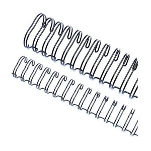 Wire-o Garra Duplo Anel 9/16´´ p/ 110 Fls Carta 3x1 Preto