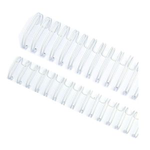 Wire-o Garra Duplo Anel 5/8 120 Fls Carta 2x1 Branco 50 Und