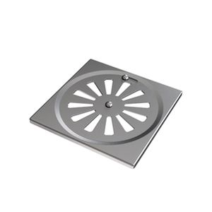 Tampa De Ralo Inox 10cm Quadrado - Docol