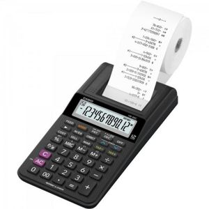 Calculadora Com Bobina 12 Dígitos Hr-8rc-we-b-dc Preta Casio