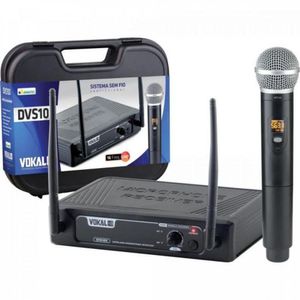 Microfone Sem Fio De Mão Dvs100sm Vokal