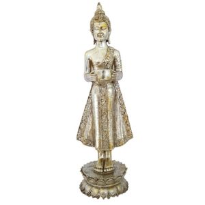 Estátua De Buda Hindu Em Resina 49cm