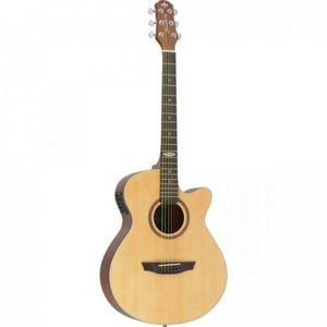 Violão Eletroacústico Sa200c Aço Fosco Natural Satin