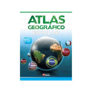 Livro Atlas Geográfico Uso Didático Países Físicos Políticos