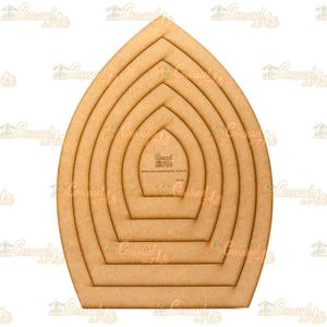 Gabarito Flor Gigante Mdf F005