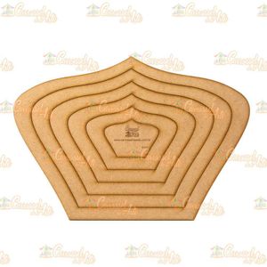 Gabarito Flor Gigante Mdf F006
