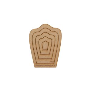Gabarito Flor Mini Mdf Fm002
