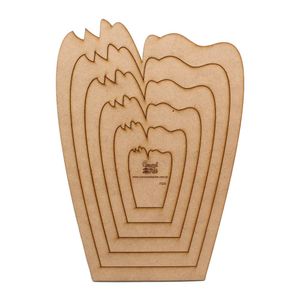 Gabarito Flor Gigante Mdf F020