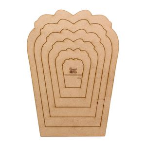 Gabarito Flor Gigante Mdf F015
