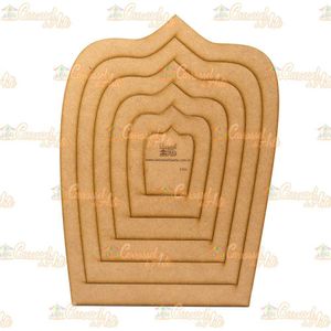 Gabarito Flor Gigante Mdf F004