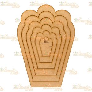 Gabarito Flor Gigante Mdf F008