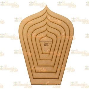 Gabarito Flor Gigante Mdf F007