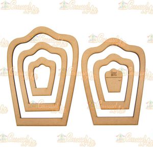 Gabarito Flor Gigante Mdf F002