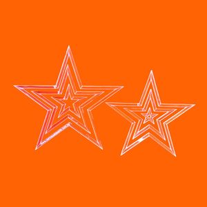 Régua Patchwork Estrela 12cm Cristal