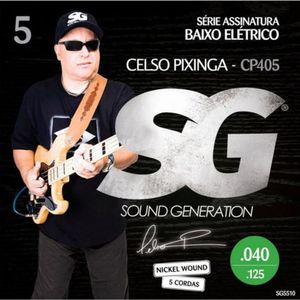 Encordoamento Para Contrabaixo 5 Cordas .040 Extra Leve Sg