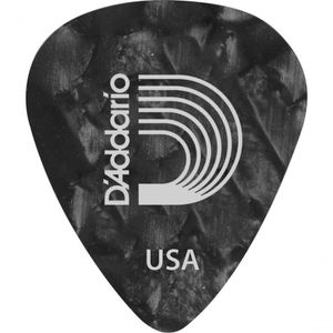 Palheta Para Guitarra De Celuloide 1Cbkp4-10 - Preto Pérola