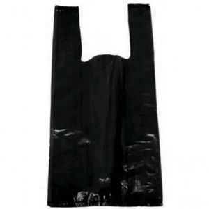 Sacolas Plasticas Reciclada Recuperada Preto 1Kg