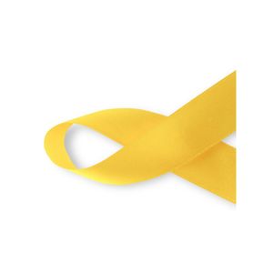 Fita De Cetim Tecida -10 Metros/15 Mm/amarelo Gema Nº 59