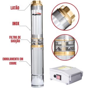 Motobomba Submersa Tipo Caneta Kajima 2,5" 0,3hp 127v