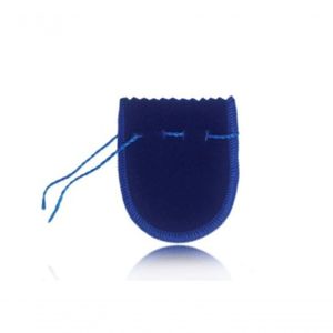 Embalagem Saquinho Veludo Azul Marinho