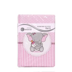 Álbum 10X15 - Elefante Rosa (100 Fotos)