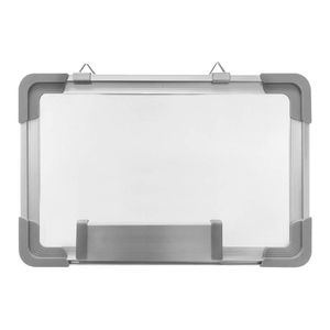 Quadro Branco Magnético 30x20a Moldura Alumínio Branco