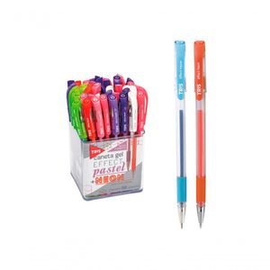 Caneta Gel Effect Pastel + Neon Pote C/ 50 Unidades - Tris -