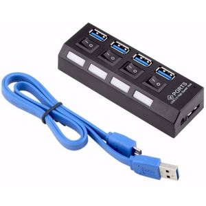 Hub Usb 3.0 4 Portas Gv, C/ Fonte - Hub.466