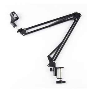 Braço Suporte Pedestal De Mesa Articulado Para Microfones