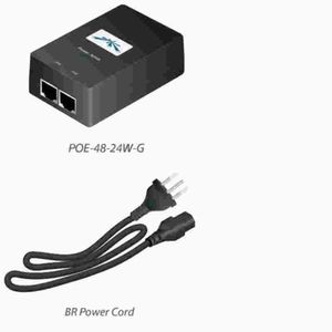 Fonte Ubiquiti Poe 48 24w G Br Poe Injector 48vdc 24w 0 5amp