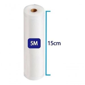 2 Bobinas Rolo De Saco Embalagem Seladora A Vácuo 15 Cm X 5M