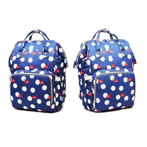 Mochila Maternidade Bebe Bolsa Azul Multifuncional