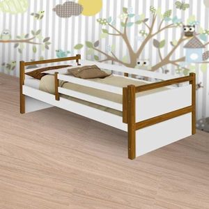 Cama Infantil Bianca Branco/mel C/ Colchão