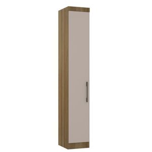 Módulo Guarda Roupa Eucamoveis Paris 1 Porta Avela/cinammon