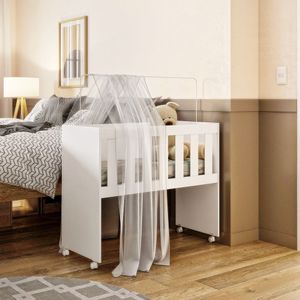 Miniberço Rubi Branco Multifuncional Tigus Baby