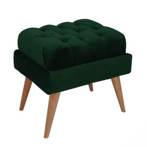 Puff Gales Pé Palito Cor Suede Verde