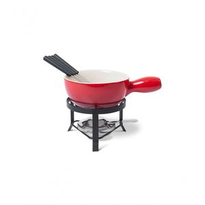 Conjunto Para Fondue 8 Peças Vermelho Brinox