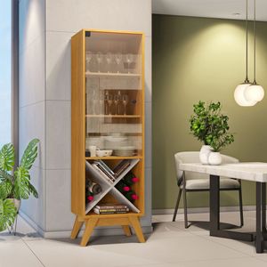 Cristaleira Graça Candian Jcm Movelaria Cinamomo Com Off White