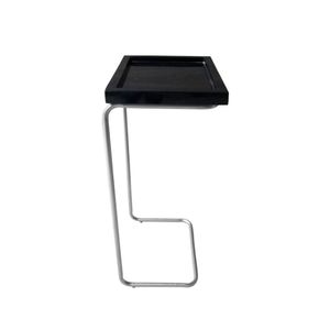 Bandeja Lateral Porta Copo E Notebook Sofá Cor Preto