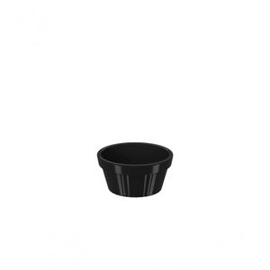 Ramekin 30ml Preto Uno Coza 5,5 X 2,7 Cm Preto Coza
