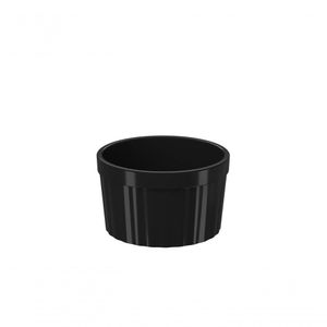 Ramekin 150ml Preto Uno Coza 7,9 X 4,7 Cm Preto Coza