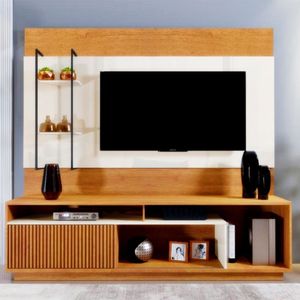 Home Granada Mavaular Para Tv De Até 65 Polegadas Nature Com Off White
