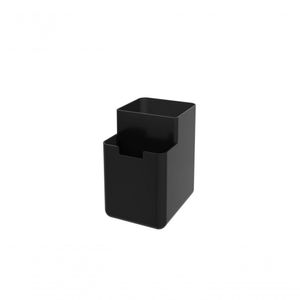 Organizador De Pia Single Coza 8 X 10,5 X 12,1 Cm Preto Coza